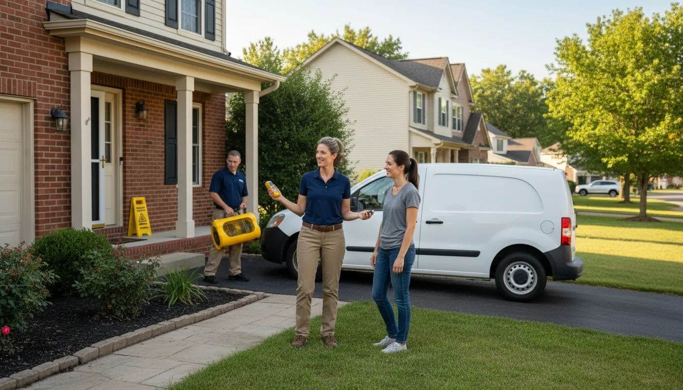 Water restoration image for Dehumidification And Cleanup Services in Ballston Lake, NY